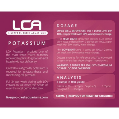 LCA Potassium